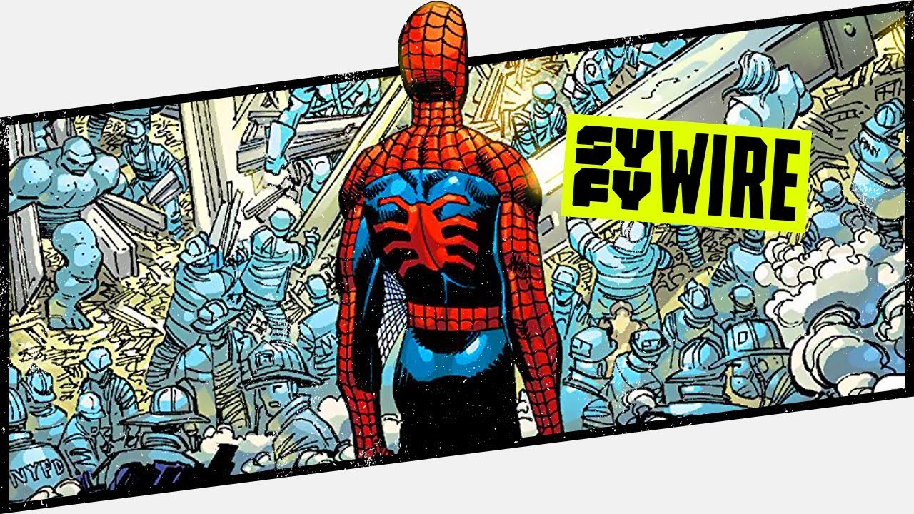 Remembering 9/11 Amazing Spider-Man #36 - Behind The Panel | SYFY WIRE