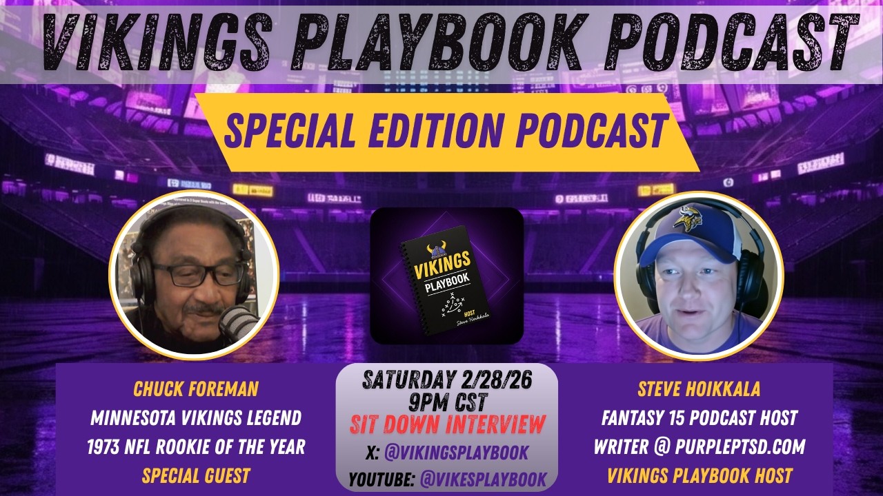 Vikings Playbook Podcast featuring Special Guest 