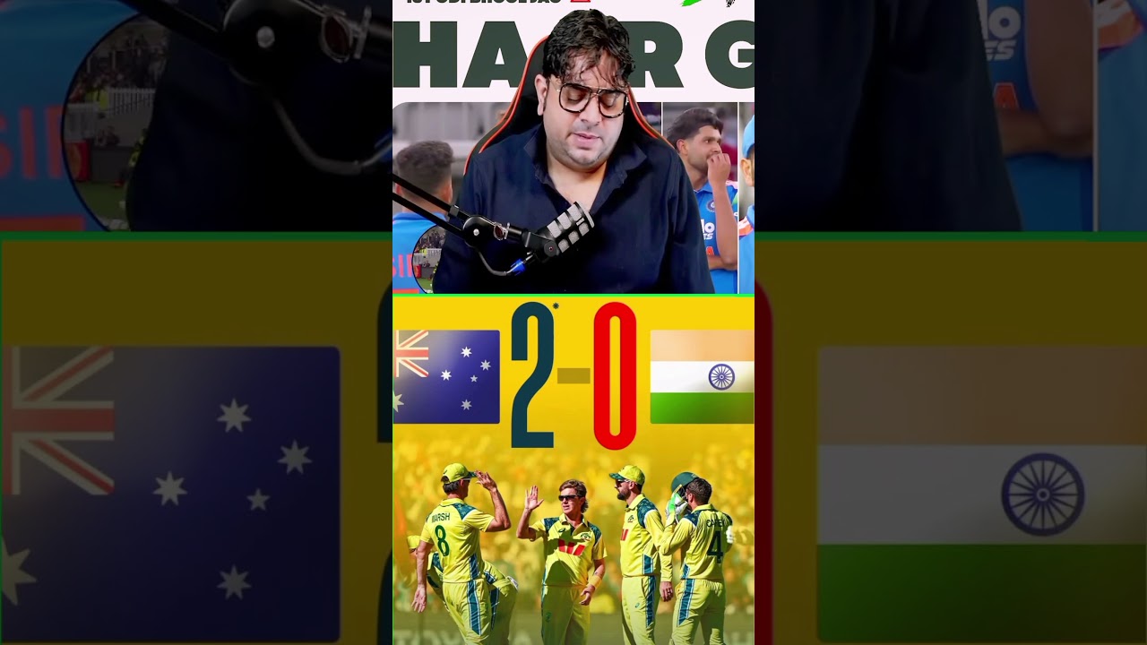 AUSTRALIA WON 2ND ODI VS INDIA 🇮🇳💔 #teamindia #shorts #shortsfeed #australia