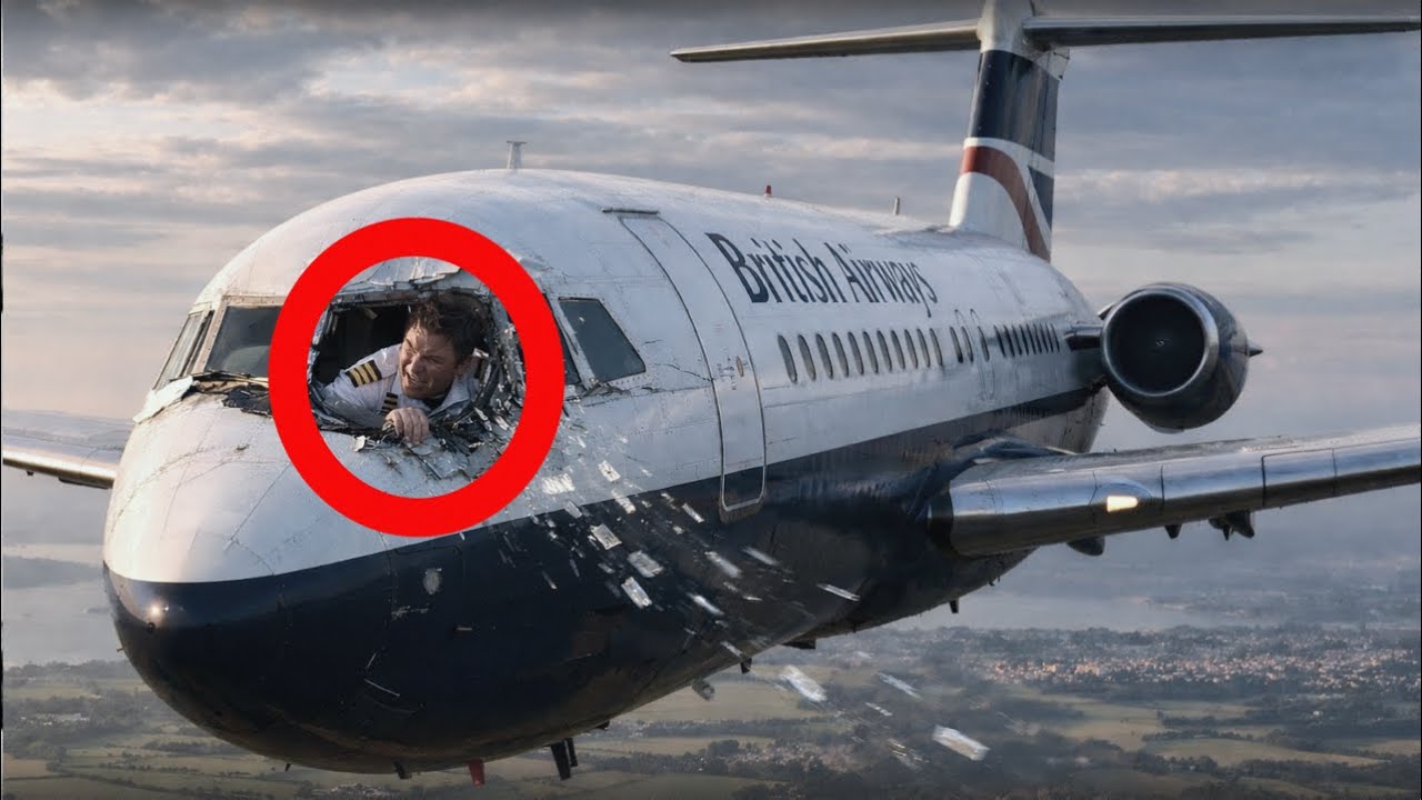 Der Kapitän flog aus dem Cockpit bei 620 km/h – 32 Minuten hängend am Rumpf der Boeing!
