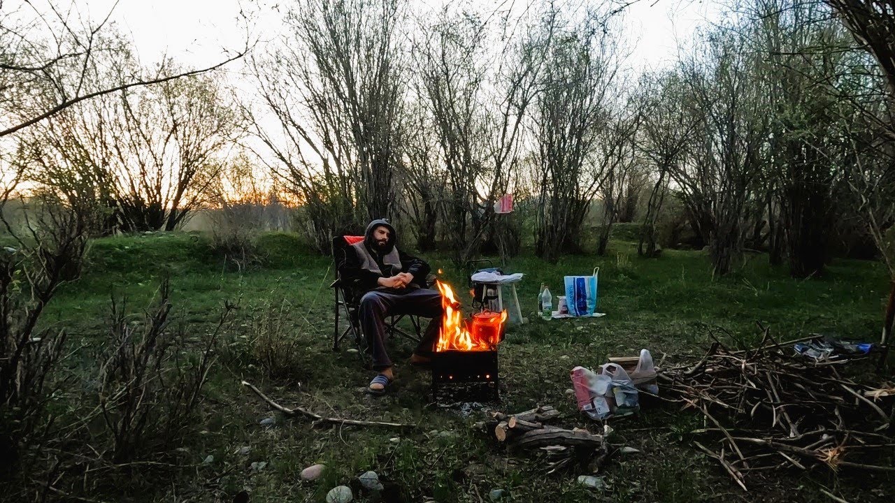 Кемпинг в горах Кыргызстана