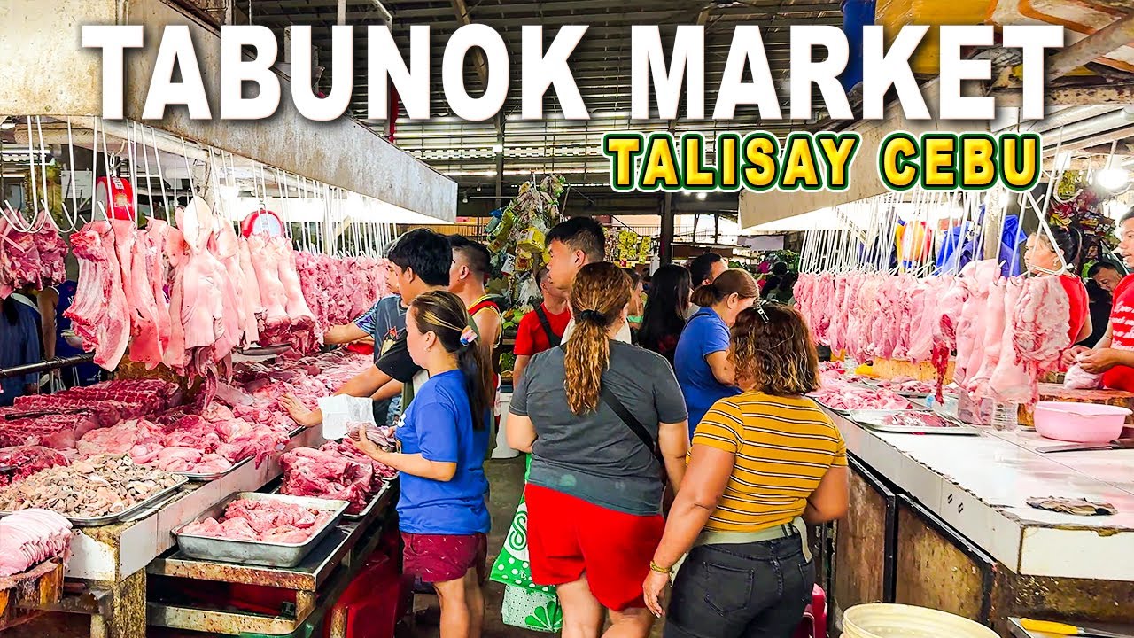 TABUNOK Public Market Tour | TALISAY CITY CEBU | Philippines