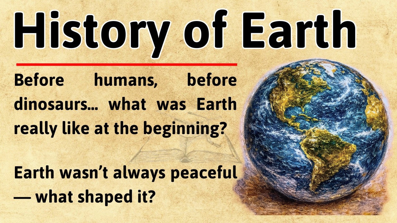 History of the Earth 🌍 || Learn English Through Story Level 3 📖 || Graded Reader 🎧📚