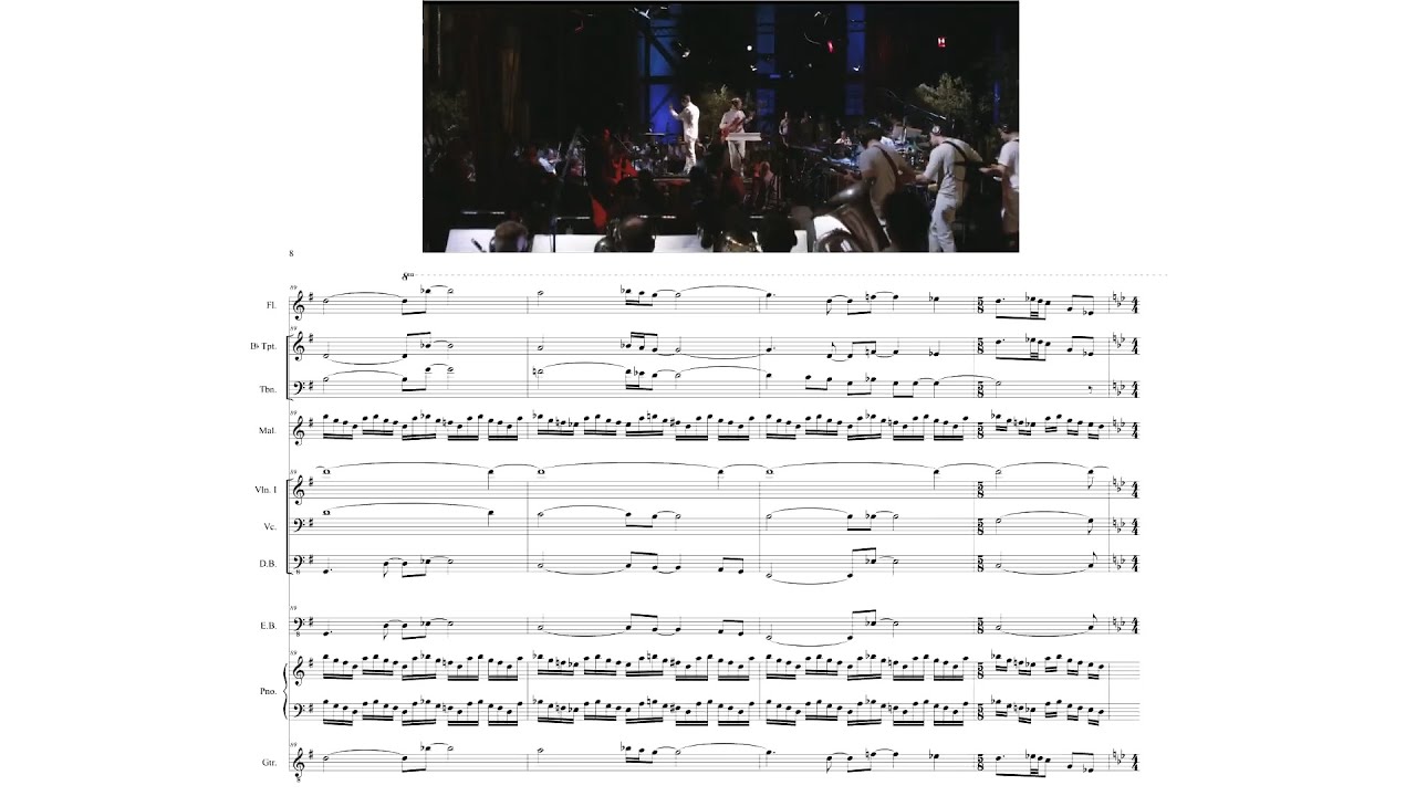 The Curtain - Snarky Puppy & Metropole Orkest - *Full* orchestral transctiption