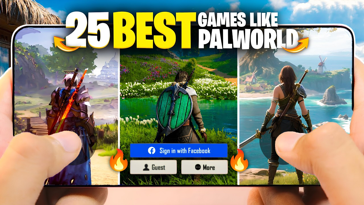 25 Best Survival Games Like Palworld for Android | New Android Games Like Palworld 2026