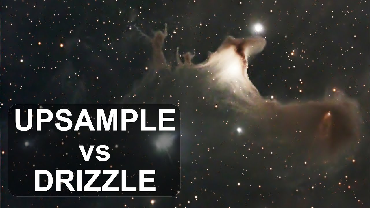 Upsampling vs Drizzling