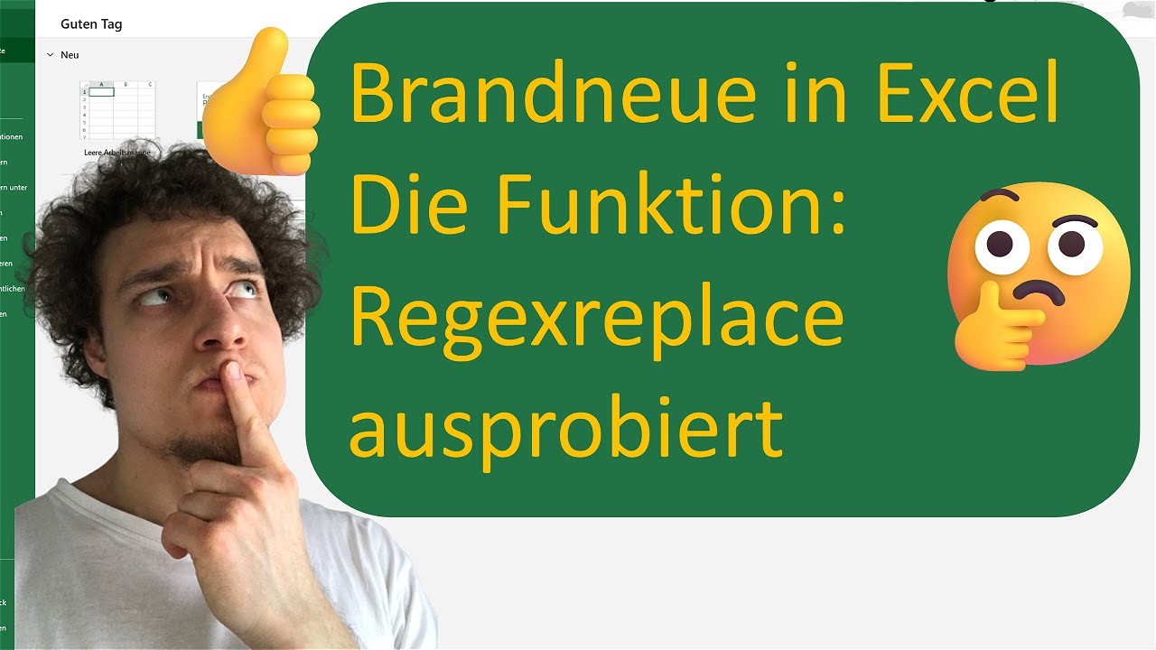 Brandneue Excel Funtion f&uuml;r Regul&auml;re Ausdr&uuml;cke - REGEXREPLACE IN EXCEL