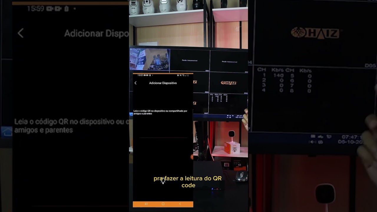 Como conectar NVR/XVR/DVR, no aplicativo Haiz Vision!