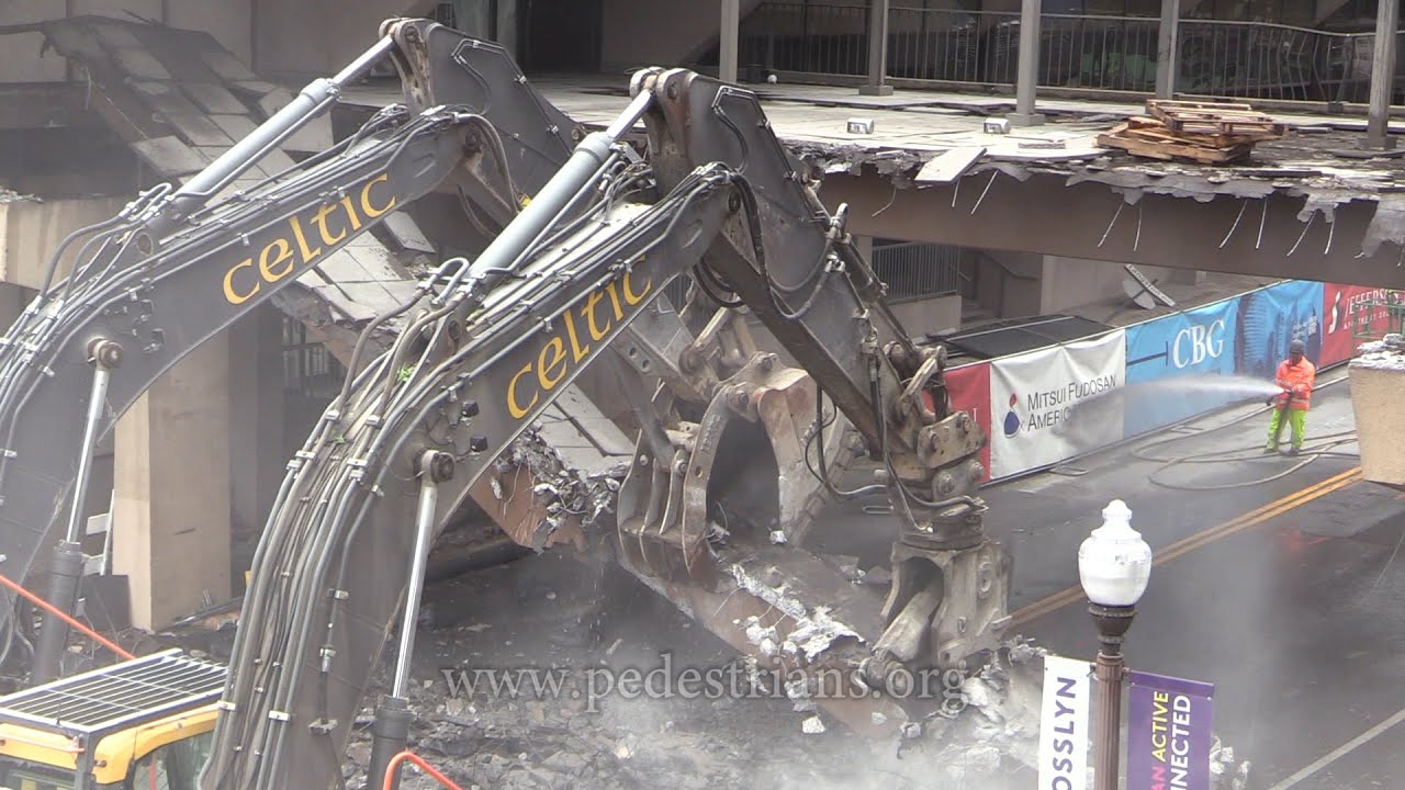 RCA Building Demo (Part 2: Ped Bridge)