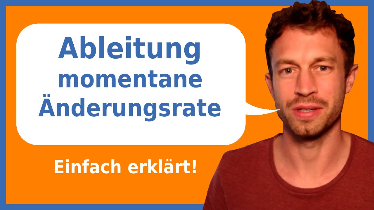 Ableitung - momentane Änderungsrate | Ableitung bestimmen (einfach erklärt) | Herr Locher