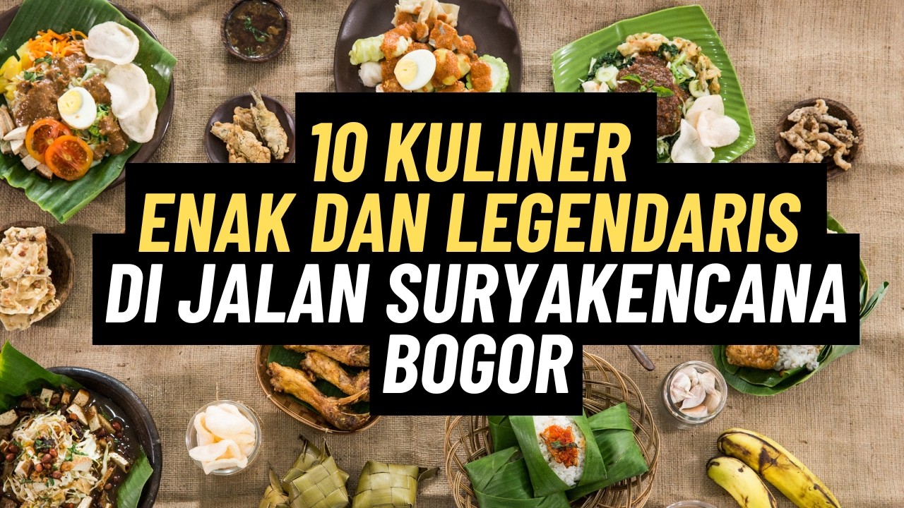 10 Kuliner Enak dan Legendaris di Jalan Suryakencana Bogor
