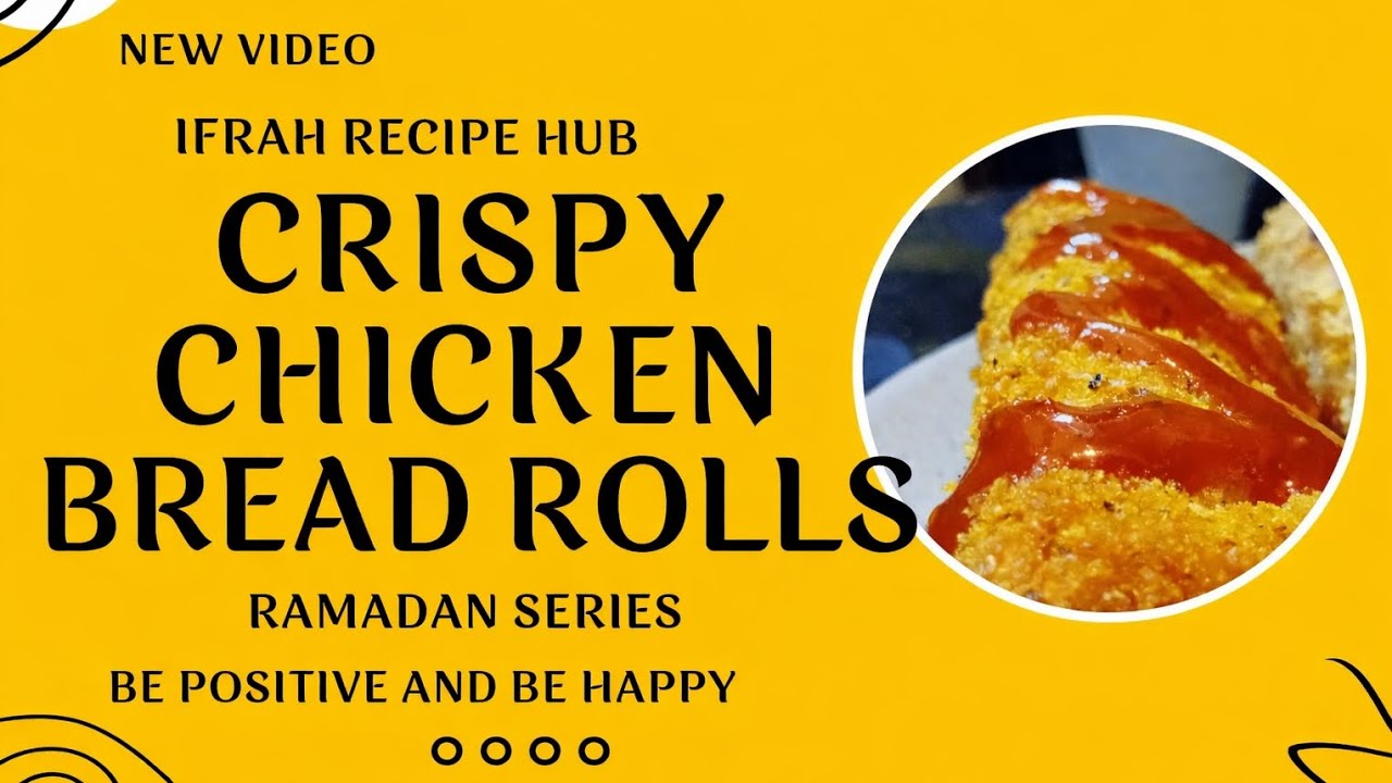 Crispy Chicken Bread Rolls Recipe | Easy Tea Time & Iftar Snack💗🌙
