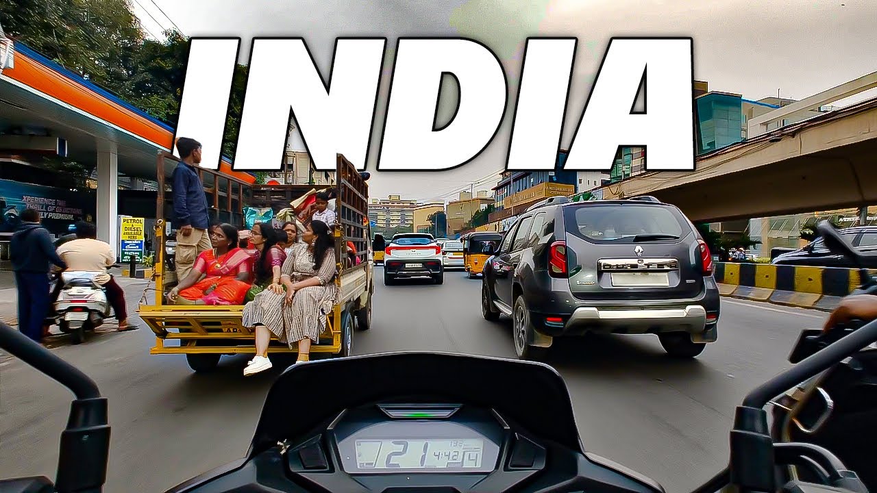 🇮🇳 По Индии | Велопрогулка от первого лица сквозь реальную повседневную жизнь (4K)
