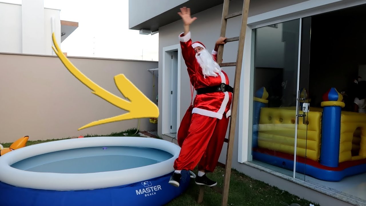 NOVELINHA: PAPAI NOEL CAIU DA ESCADA