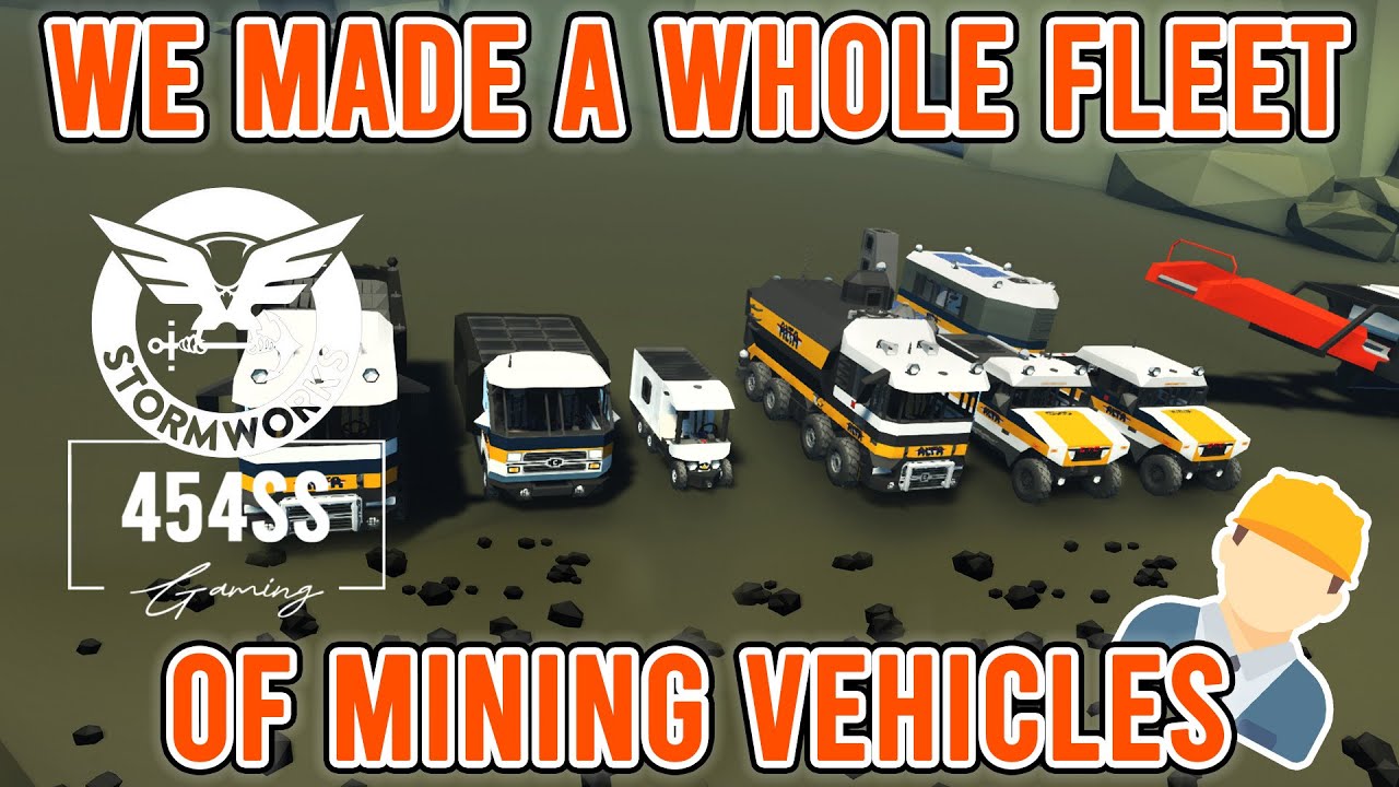 Finally! My FIRST Mining Vehicles for Stormworks