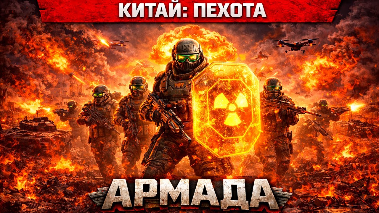 НОВЫЙ ЯДЕРНЫЙ ГЕНЕРАЛ КИТАЯ ПЕХОТЫ И АРТИЛЛЕРИИ (АРМАДА GENERALS)