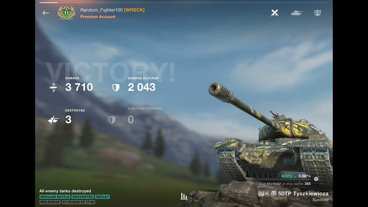 World of Tanks Blitz 50TP Gameplay #2