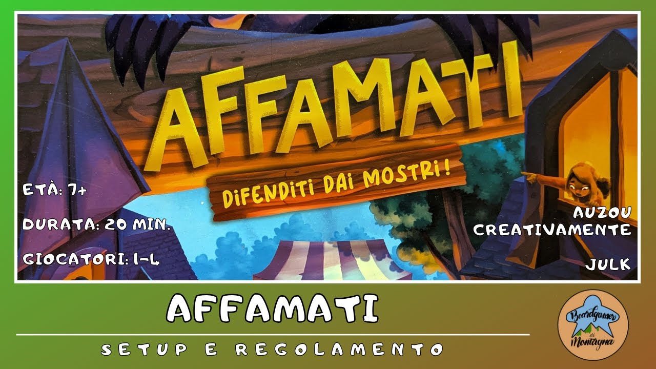 Affamati - setup e regolamento in italiano (tutorial) BOARD GAME