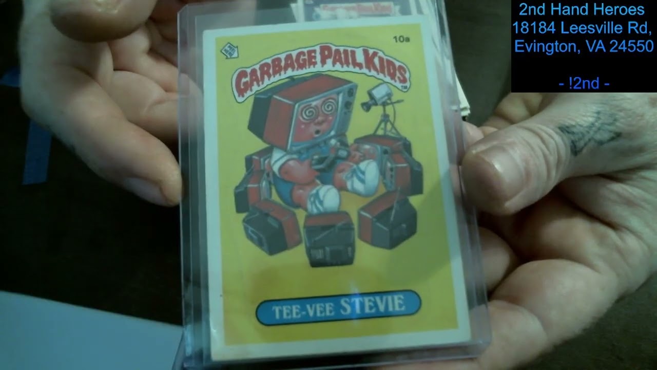 E09 - Sleeving And Top Loading 900+ OS1 Garbage Pail Kids