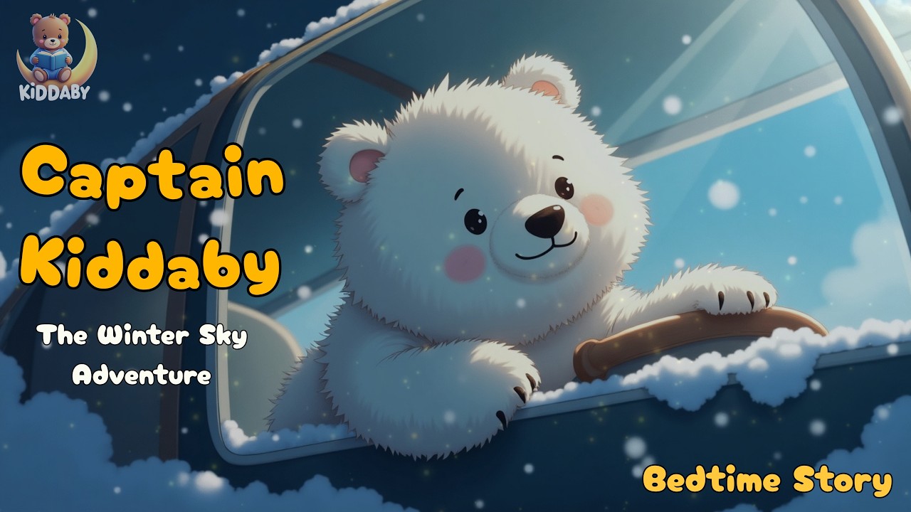Captain Kiddaby the Winter Sky Adventure ❄️🐼 Gentle Bedtime Story for Kids 😴