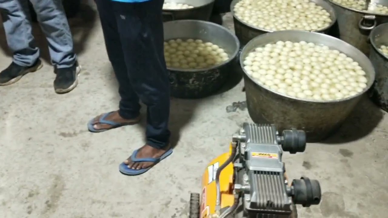 Rasgulla making machine // full process