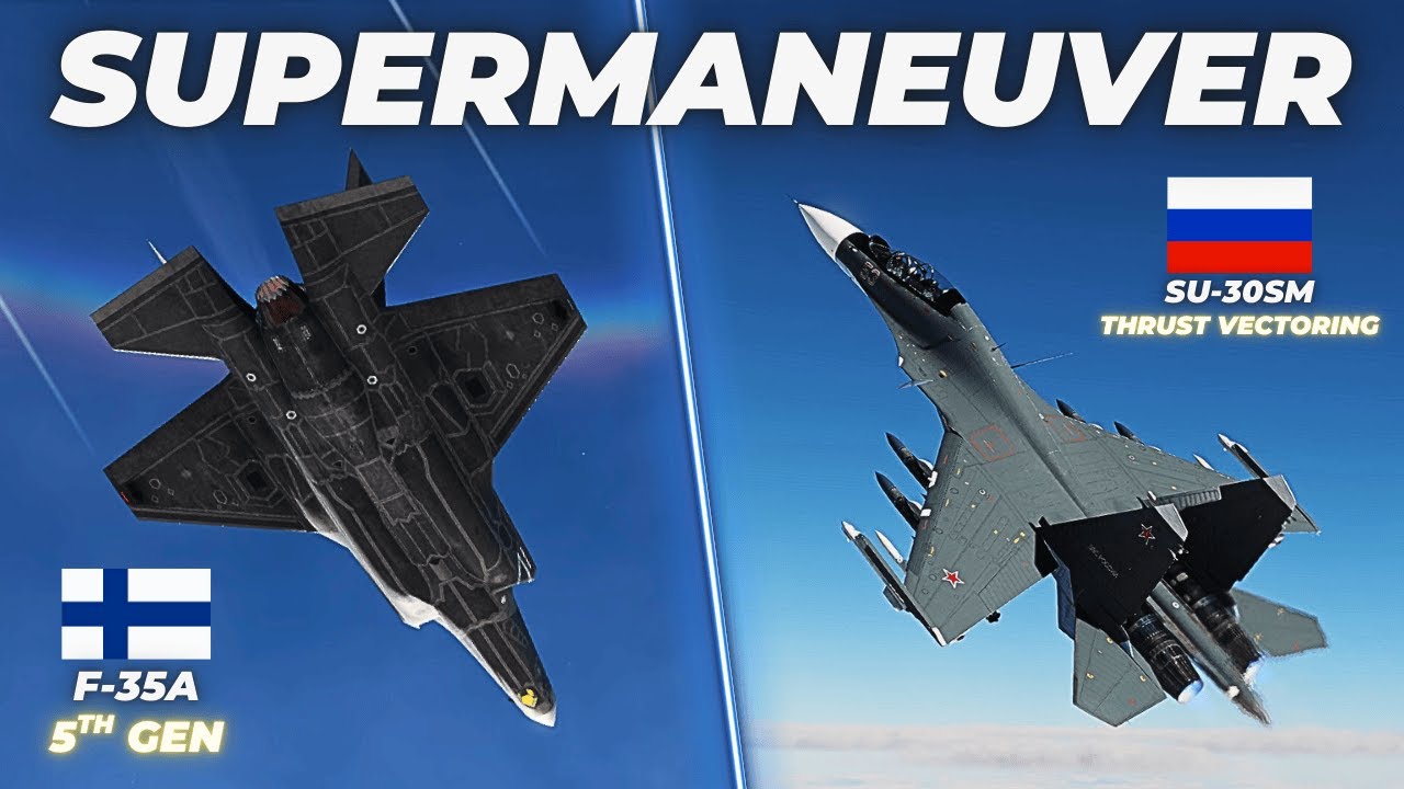 Can Supermaneuverability Defeat 5th Gen Stealth? | F-35A Vs Su-30sm | Digital Combat Simulator | DCS