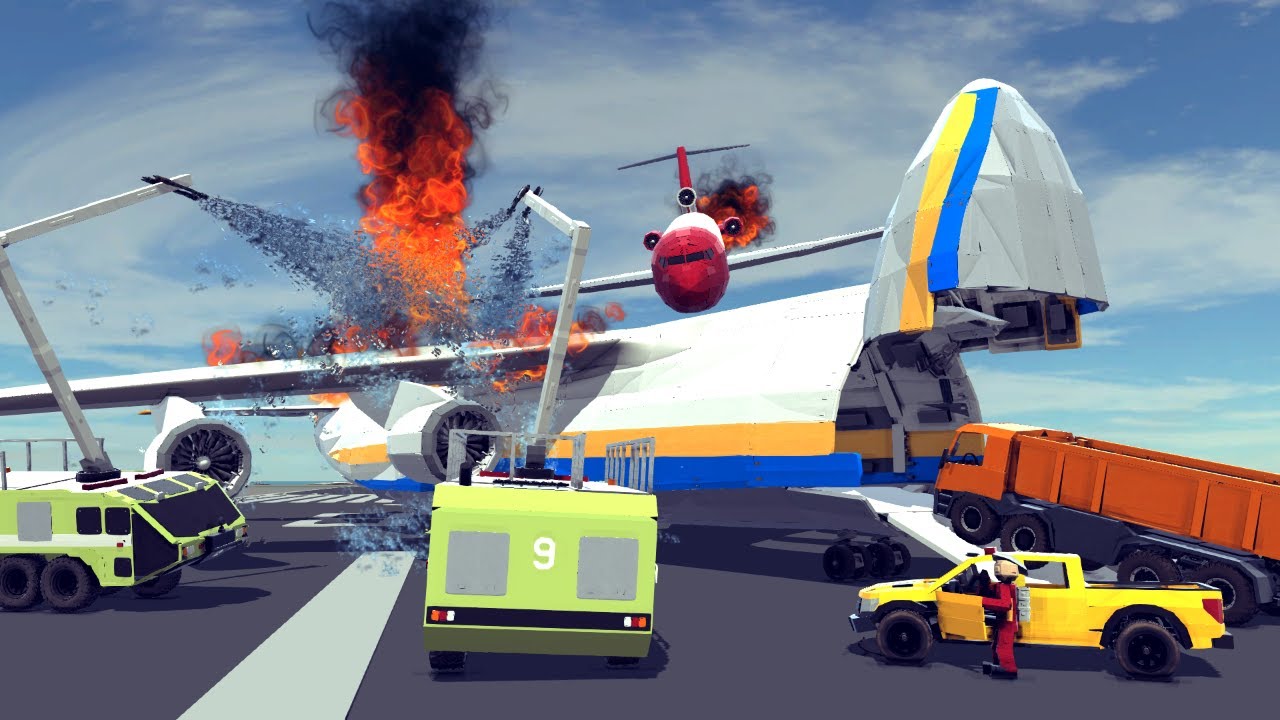 Airplane Crashes & Shootdowns #12 | Besiege