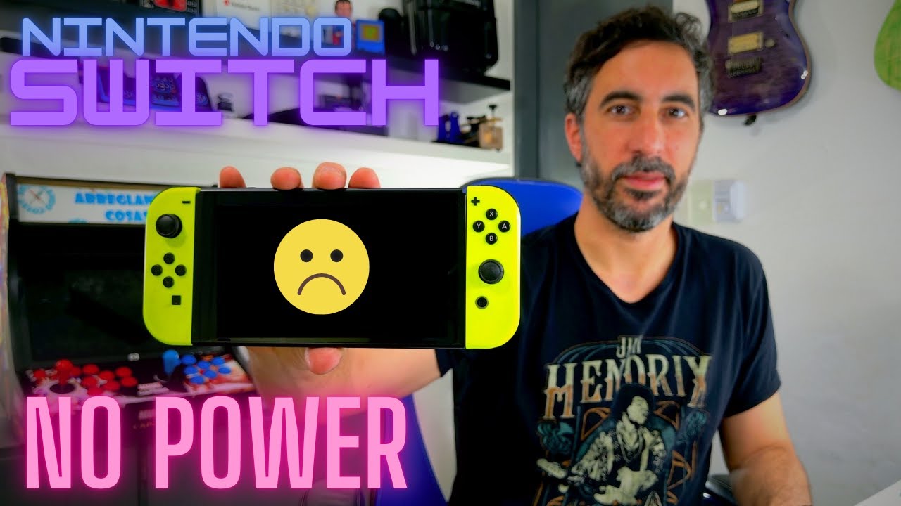 Una NINTENDO SWITCH sin signos vitales...