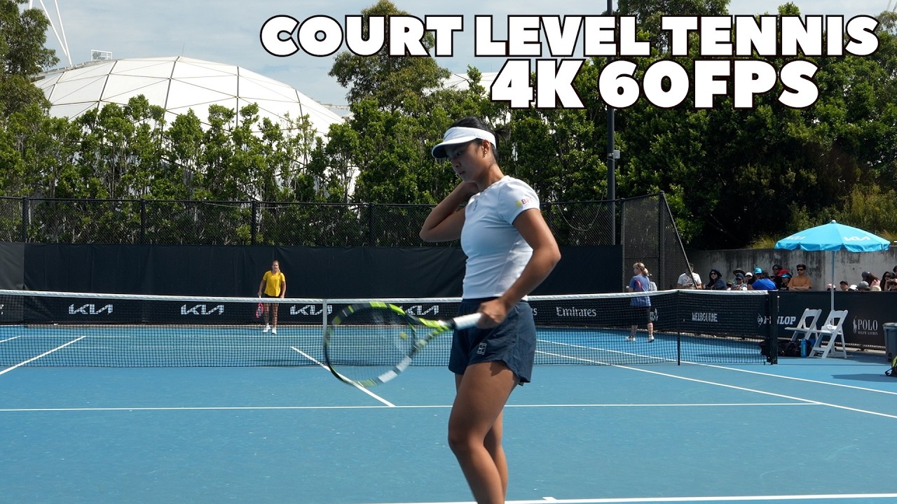 Alex Eala Slow Motion | Court Level Practice 2026