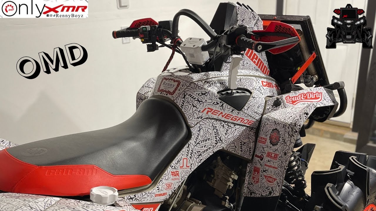 Original Mods Design Riser, Gas Cap And Shifter Install On Can Am Renegade XMR 1000R