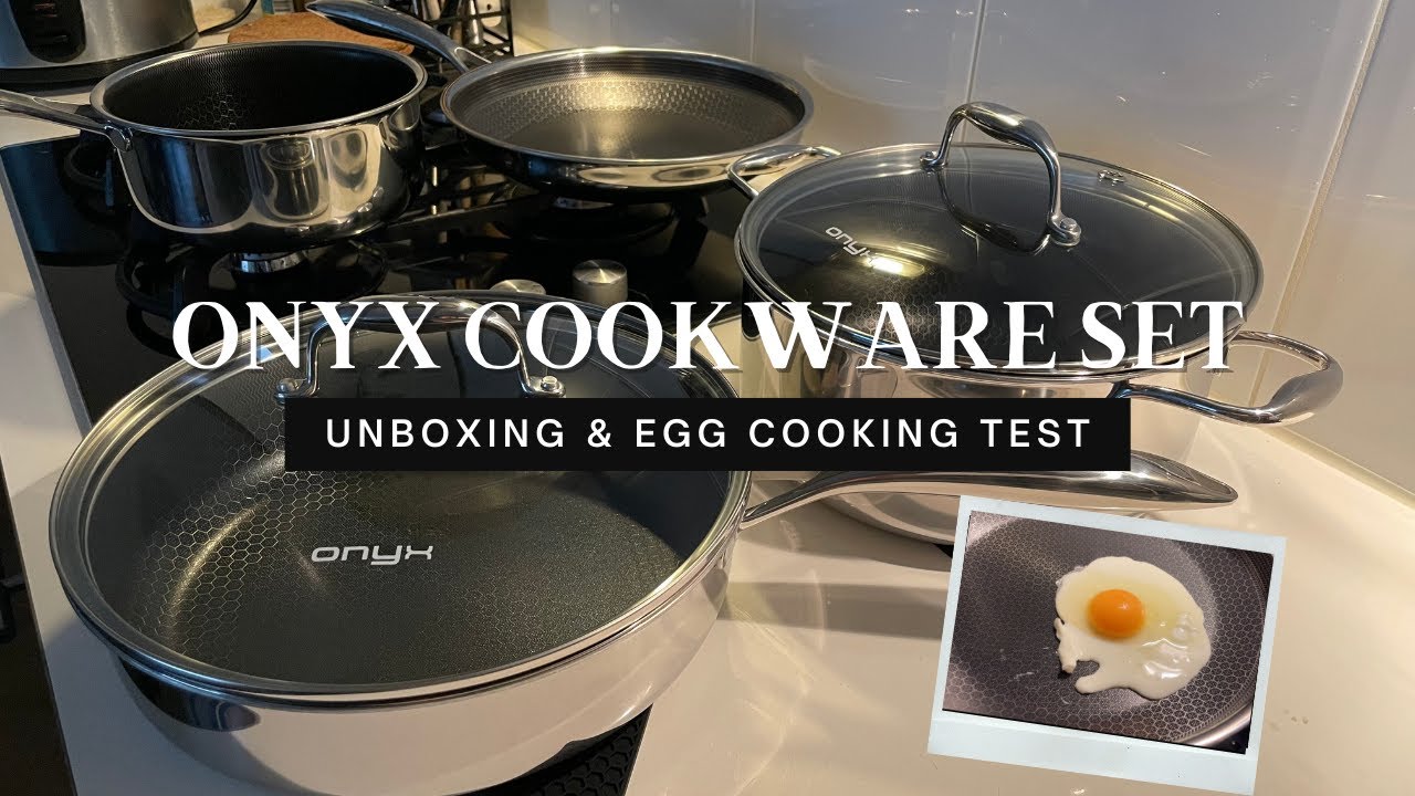 ONYX Cookware Set | Unboxing & Testing | Cooking Egg without Oil | Original VS Ceramic