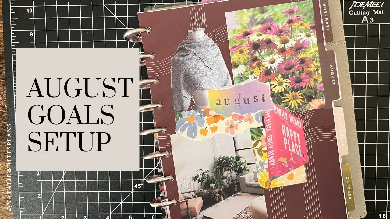 August Goals Setup | Classic Happy Planner | Functional Setup