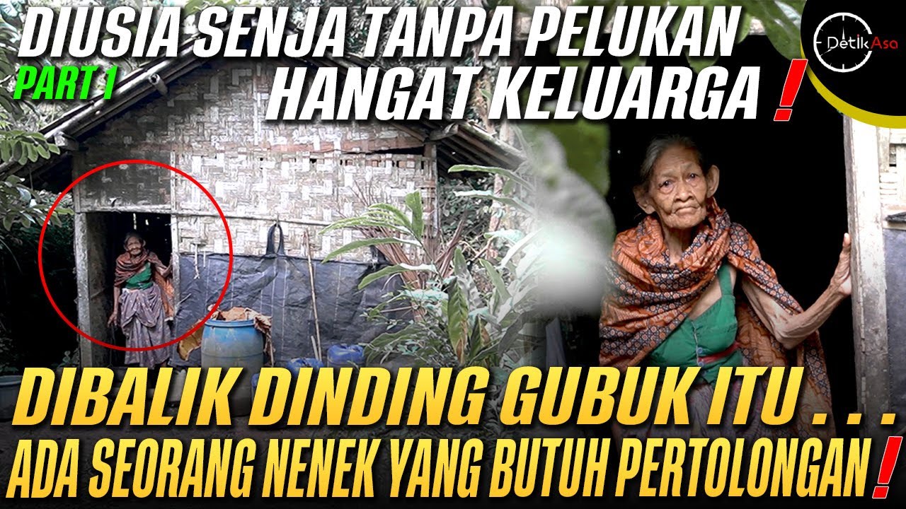 LANSIA INI SEPERTI DIASINGKAN KEPINGGIR HUTAN DISEBUAH GUBUK TUA❗️