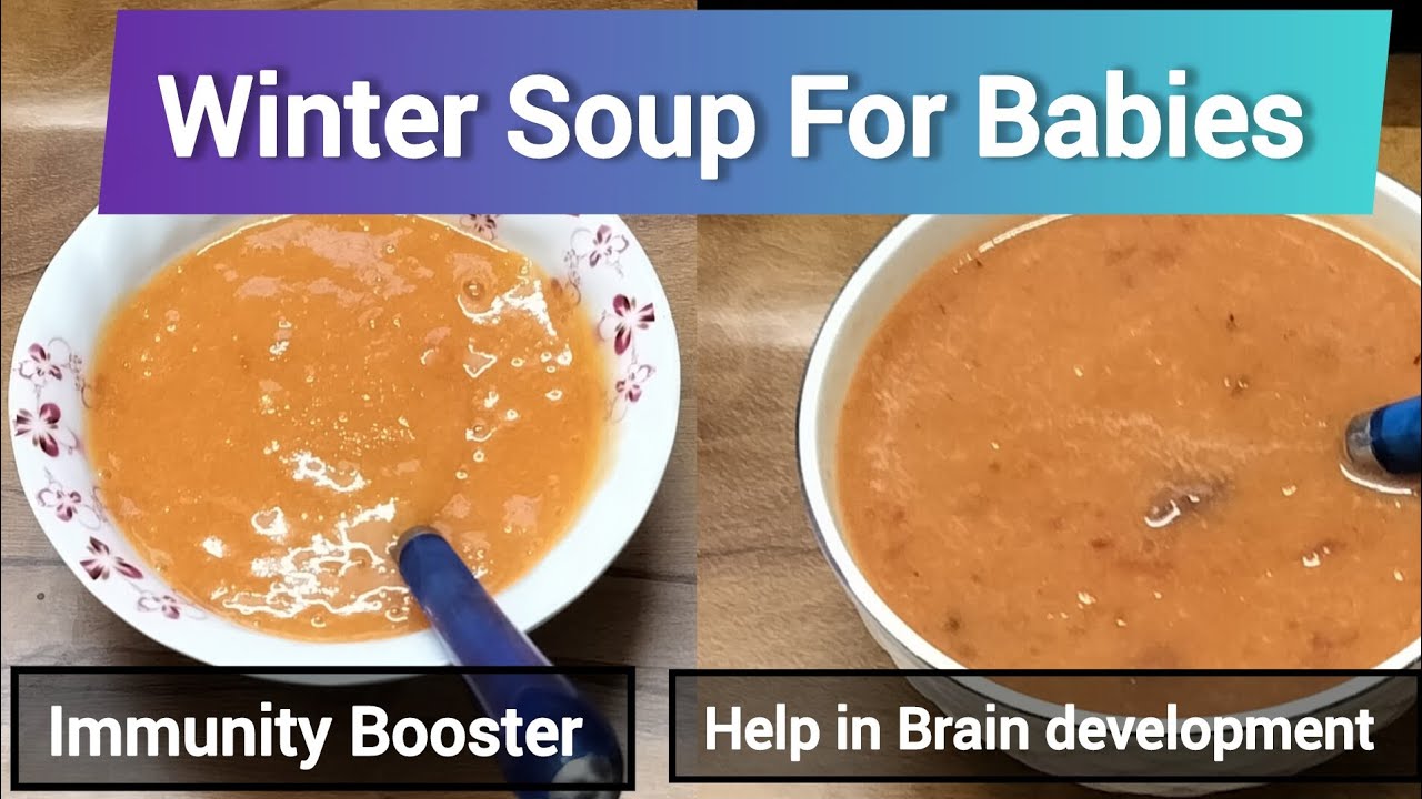 Winter Special Soup For Babies//Immunity Booster Soup For 8 Months To 3 Yrs Baby 