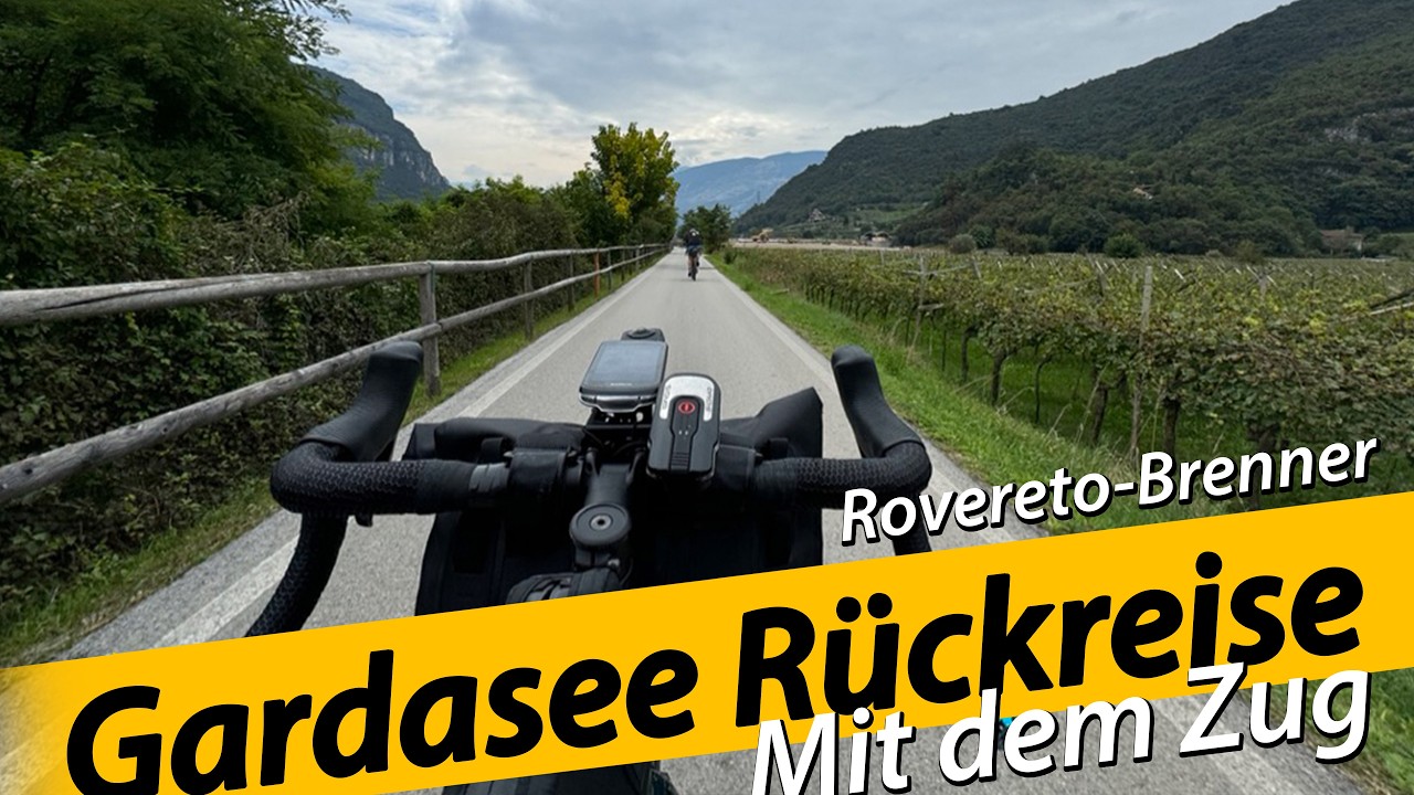 📽️ Rückreise vom Gardasee: Samt Fahrrad mit dem Zug zurück 🚴‍♂️🚂| Insta360 X4