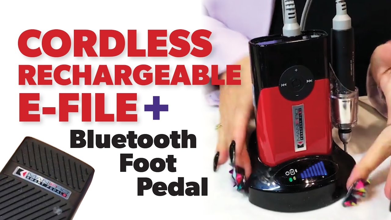 How to Use Kupa's New Cordless Rechargeable E-File and Bluetooth-Enabled Foot Pedal