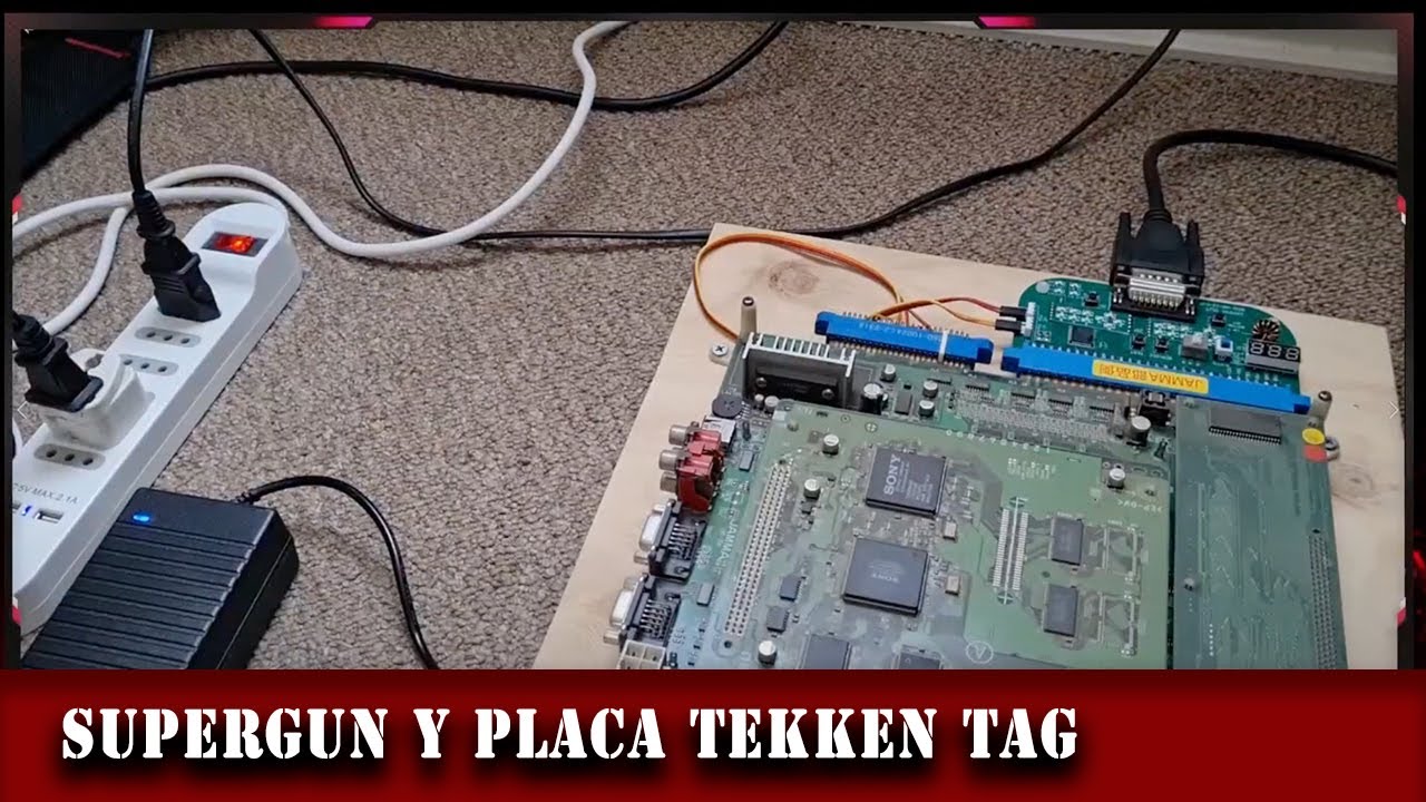 Placa de Tekken Tag en SuperGun