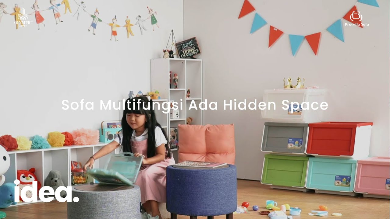 IDEA | Tuffy Stool dan Sofa Pillo, Kursi Multifungsi dan Minimalis Ada Hidden Storage