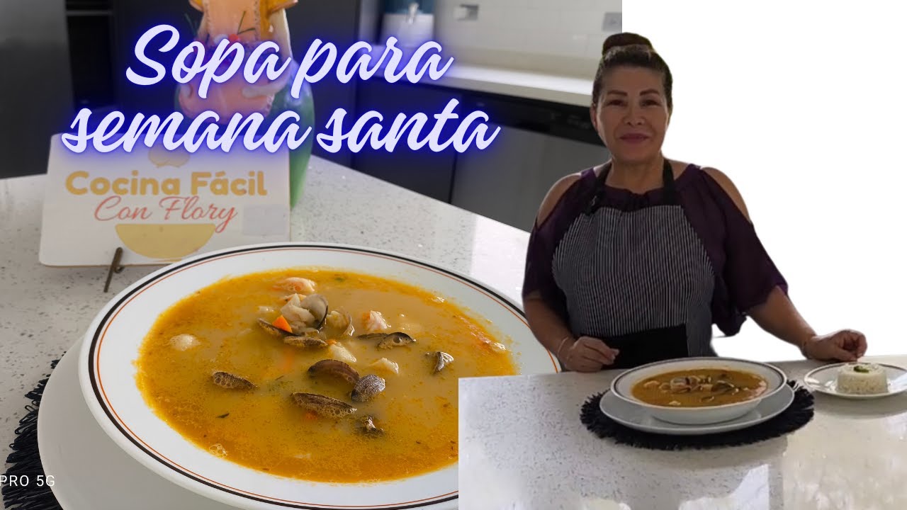 NUTRITIVO CALDO DE MARISCOS IDEAL PARA SEMANA SANTA