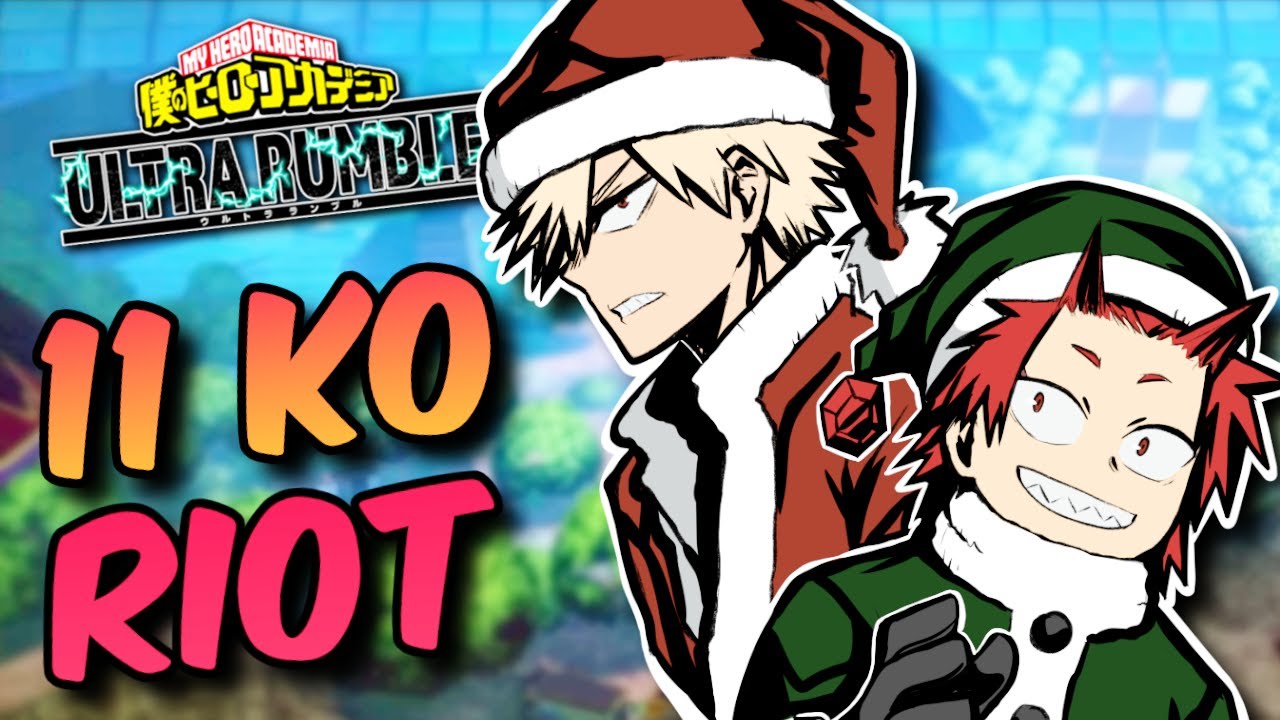 🥊 KOs with Kirishima For Xmas! l MY HERO ULTRA RUMBLE