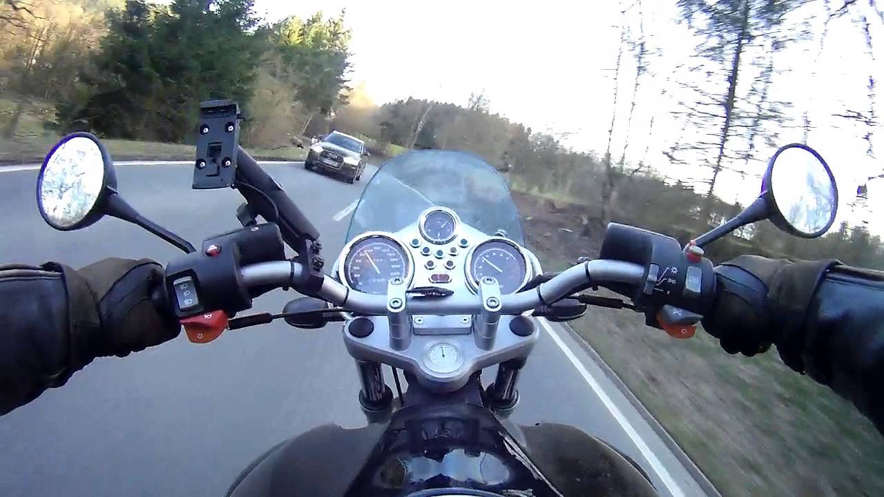 Boxersound; BMW R1150R mit Kranich-Auspuffanlage