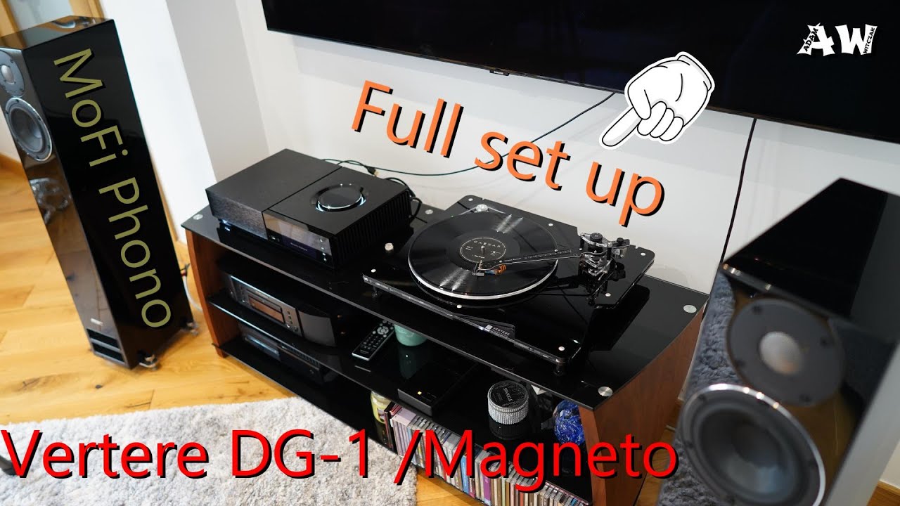 VERTERE DG-1 / Magneto unboxing - full set up - MoFi StudioPhono Phono Stage