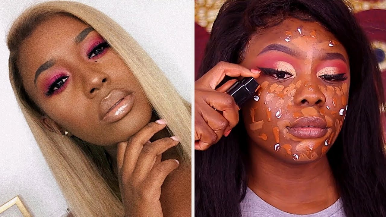 Black Women Makeup Tutorial 👩🏾💖 | Makeup Ideas For Black Women #14