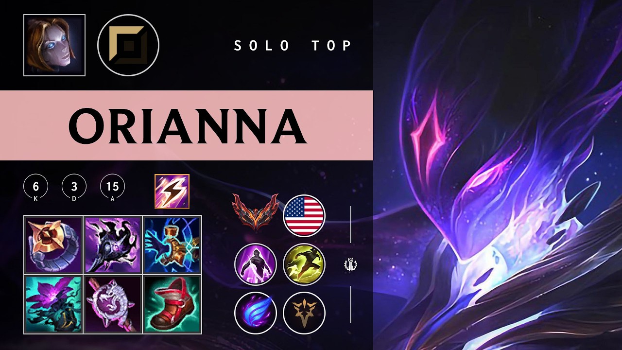 Orianna Top vs Fiora - NA Grandmaster Patch 26.04
