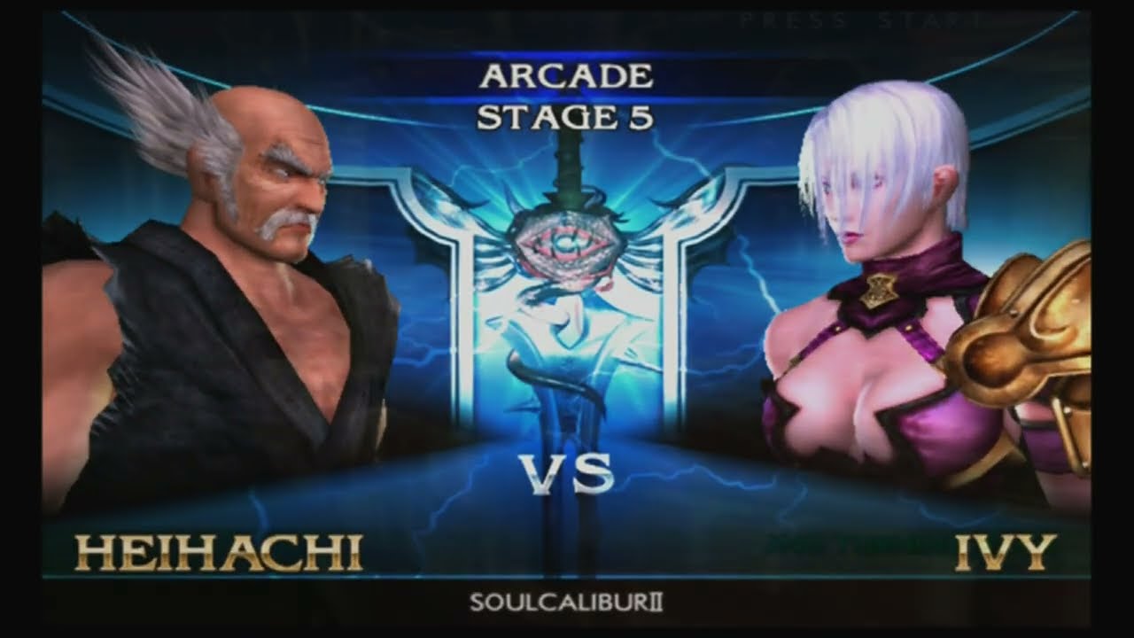 Heihachi Mishima Arcade Soul Calibur 2 Playstation 2 1080p 60fps