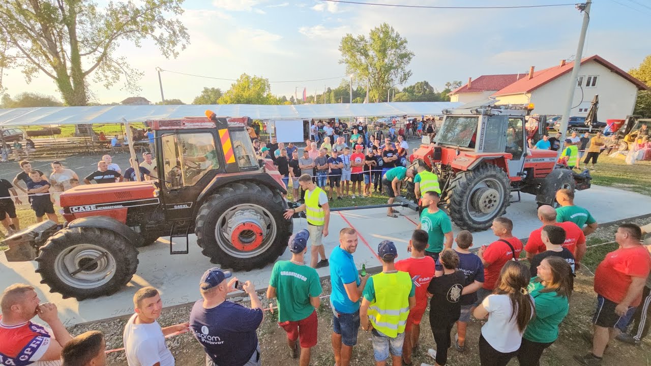 Case 845 XL vs Massey Ferguson 1014 traktorijada Ljevče Polje 2024