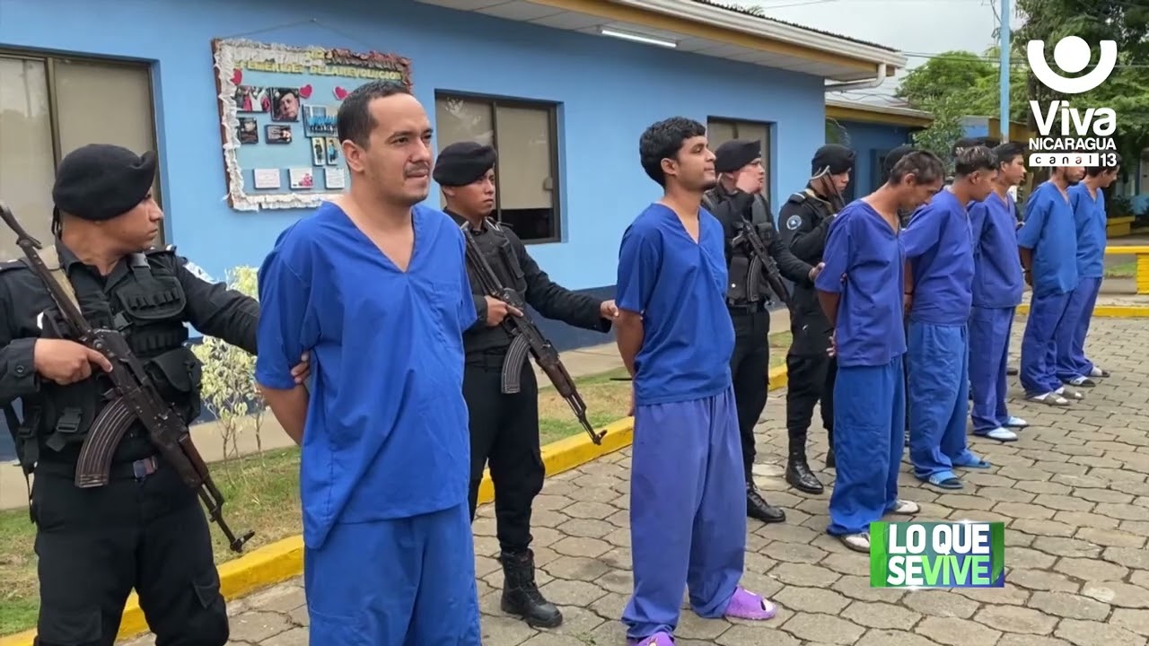 8 ciudadanos capturo la Policía Nacional por diversos delitos en Masaya