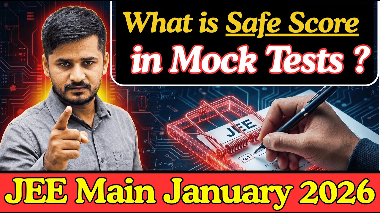 What is Safe Score in MOCK TEST of coaching? For JEE MAIN 2026