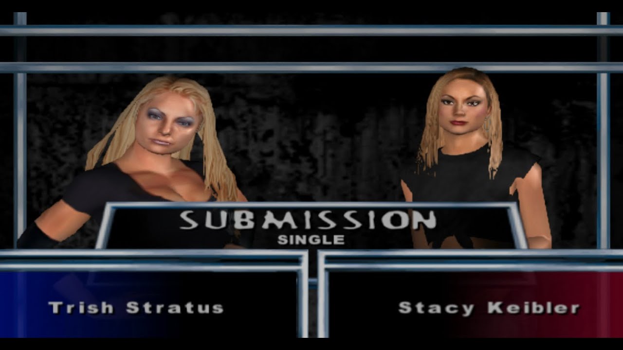 WWE Smackdown Here Comes The Pain PS2 (Trish Stratus vs Stacy Keibler) Submission Match