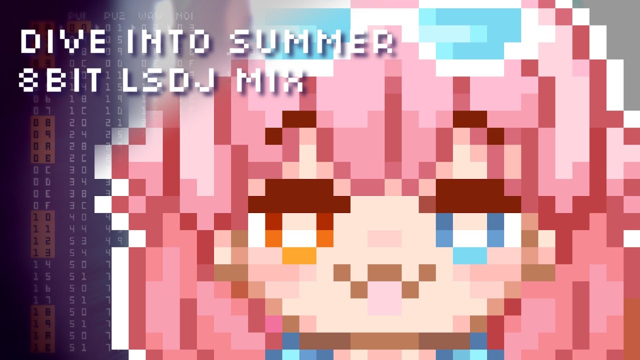 ブルーアーカイブ Blue Archive - DIVE INTO SUMMER 8bit Gameboy mix